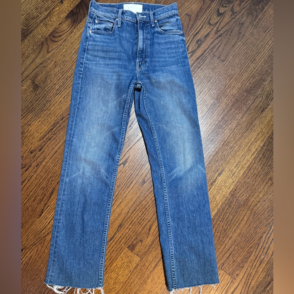 Mother Denim Women's High Waist Rider Skimp Jeans